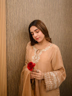 Sparkle - pure shalmoz silk with soft organza dupatta