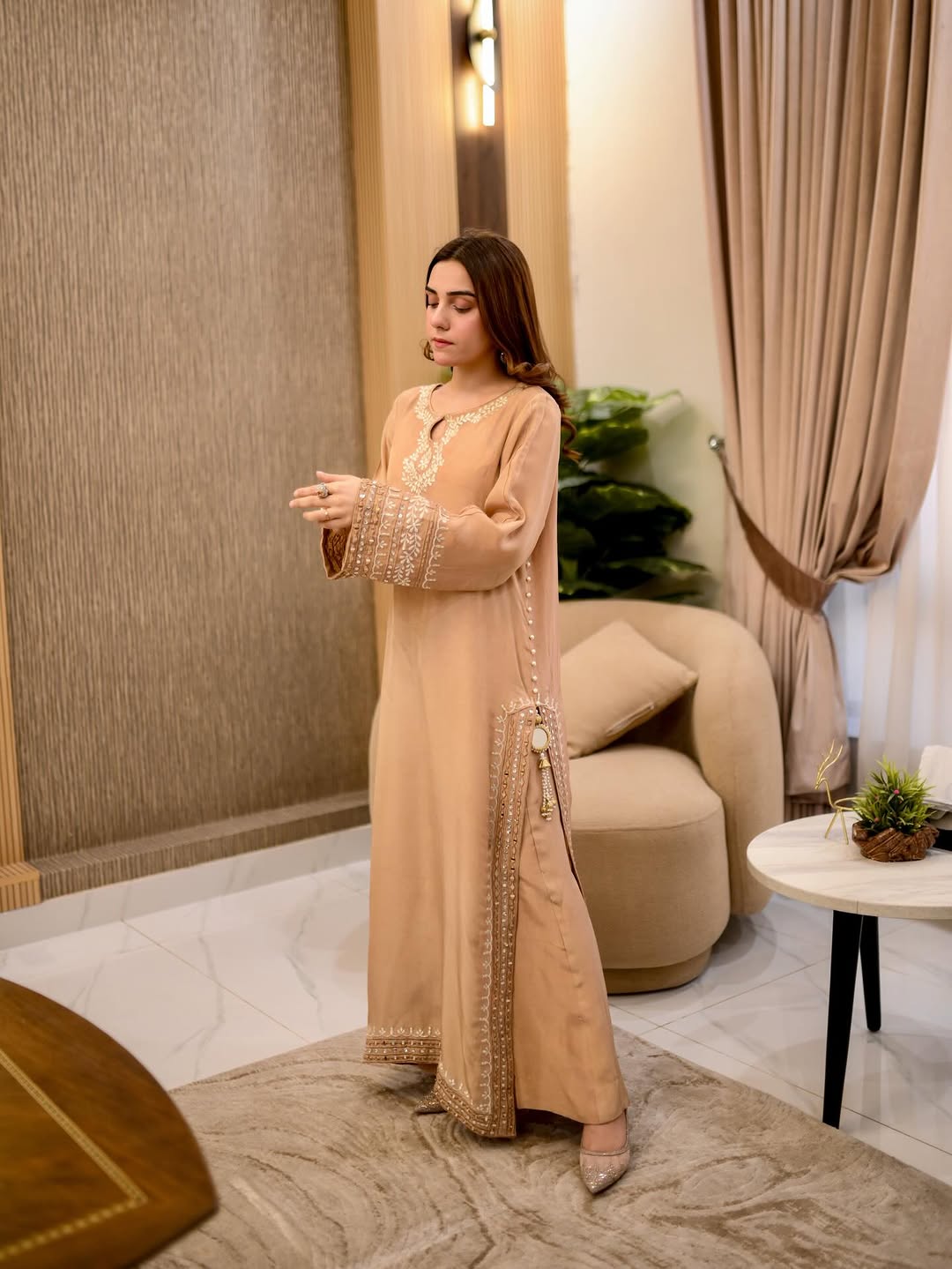 Sparkle - pure shalmoz silk with soft organza dupatta